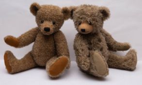 Two Bedford Bears 'Collectors Bear' Teddy bears both with glass eyes, stitched noses and mouths,