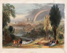 Exeter and Devon; a large quantity of topographical engravings and prints 19th century and later,
