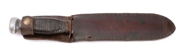 A WWII period US Gladstone Marble Fighting Knif,
