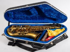 A Selmer Mark VI tenor saxophone circa 1968, stamped 'Henri Selmer,