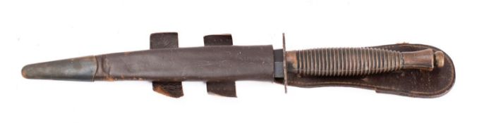 A British Third Pattern Fairbairn Sykes Fighting Knife,