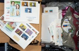 A quantity of stamps and covers in a stockbook and loose with Thematic Space issues with North