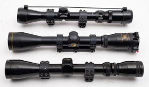 A Nikko Sterling Gold Crown 4x40 Wide Angle scope,