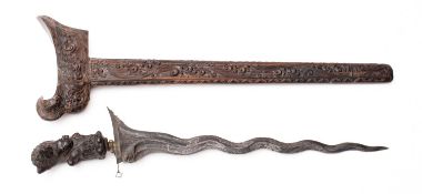 A Balinese ornamental Kris,