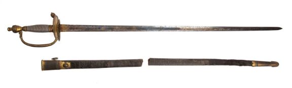 A British 1796 pattern Infantry Officer's sword,