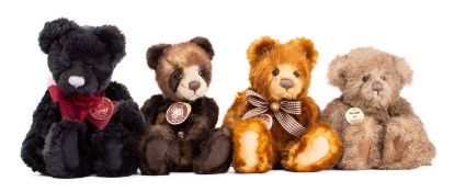 A group of four Charlie Bears after Isabelle Lee, comprising 'Scamp', 'Kitty',