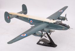 A large scale model of an Avro Shackleton MK.