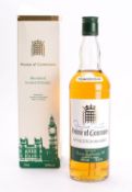 Margaret Thatcher (1925-2013). A signed bottle of House of Commons 12 year Old Blended No.