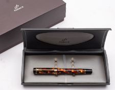 A cased Parker Duofold fountain pen,