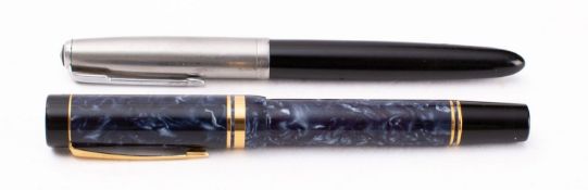 A modern Parker Duofold fountain pen,