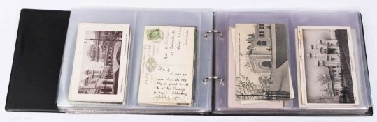 An album of Franco-British Exhibition (1908) postcards