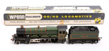 Wrenn OO/HO W2221 4-6-0 BR Green Castles class locomotive 'Cardiff Castle' No 4075, boxed.