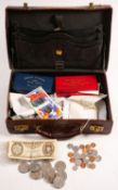 WITHDRAWN LOT An accumulation of British and world coins and banknotes including Royal
