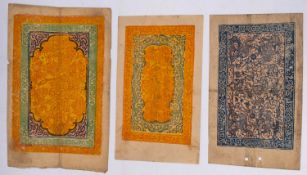 A stamp album containing a collection of World banknotes: including three Tibetan strany notes,