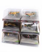 Corgi Aviation Archive WWII Legends, a boxed group of six 1/72nd scale aircraft,