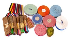 A group of six packets of British Campaign Medal ribbons,