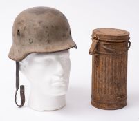 A WWII period German M1942 pattern Stahlhelm,