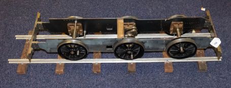 A 5 inch scale 'Jinty' 0-6-0 rolling chassis together with a quantity of casting's and components