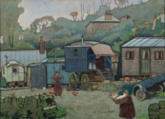 *Thomas Maidment (British 1871-1952) Caravan Ground,