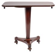 A Regency mahogany side table,