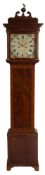 William Preddy Langport a mahogany longcase clock the eight-day duration movement striking the