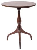 A Regency mahogany circular occasional table,