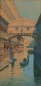 Continental School (late 19th/early 20th century) The Bridge of Sighs; St Mark's Square;