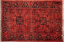 An Iranian Afghan Rug;
