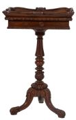 A fine Regency or George IV rosewood jardiniere stand, almost certainly by Gillow,