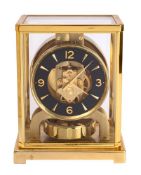 Jaeger-LeCoultre Atmos mantel clock: the front of the movement stamped Jaeger-LeCoultre, Atmos,