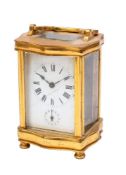 Couaillet frères, Saint-Nicolas-d'Aliermont alarm carriage clock,
