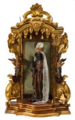 A Continental carved,