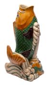 A Chinese stoneware stick stand,