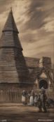 John Shapland (British, 1865-1929) Kent; eight views, including Margate, Sandgate,