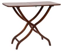 A Victorian mahogany coaching table,