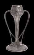 An Art Nouveau 'Tudric' pewter tulip vase by Archibald Knox for Liberty & Co.