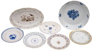 A group of Continental plates and dishes,