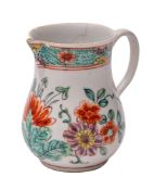 An early Bow sparrowbeak cream jug the plain loop handle with pointed terminal,