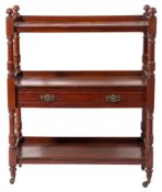 A Victorian mahogany buffet,