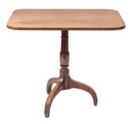 A Regency mahogany rectangular occasional table,