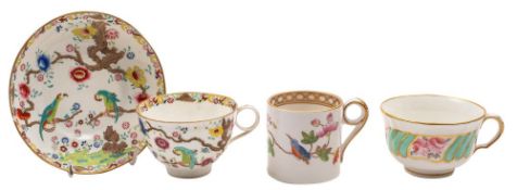 A Swansea teacup and saucer,