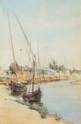 Walter Tyndale (British, circa 1855-1943) Mahmoudieh Canal, Alexandria,
