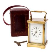 Couaillet frères, a French carriage clock,