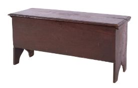 An oak coffer,