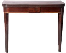 A Regency mahogany tea table,