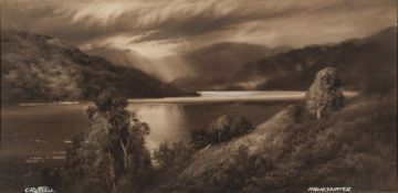 John Shapland (British, 1865-1929) Cumbria and Northumberland; five views, including Haweswater,