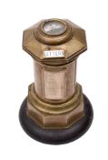 An early Victorian gilt brass,