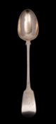 A William IV silver Fiddle pattern basting spoon, maker William Chawner II, London 1831 113gms, 3.