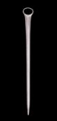 A George III silver meat skewer, maker Thomas Northcote, London 1796 having ring terminal,