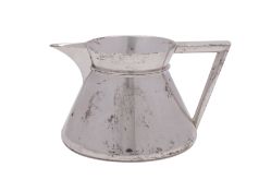 An Arts and Crafts Edward VII silver jug, maker Pearce and Sons, Sheffield 1907,
